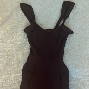 Reiss Amika Bow Back Jumpsuit | Navy | size 2